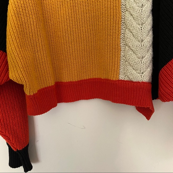 Ecoté Color Block Sweater - Picture 8 of 15
